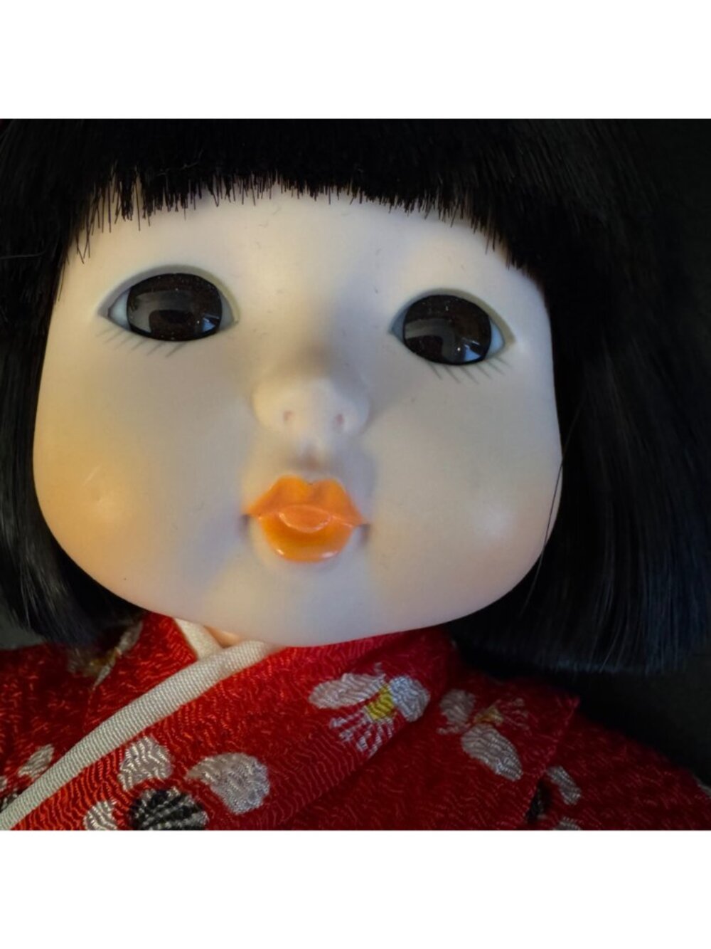 Vintage Sekiguchi Seiko Geisha Doll, Ichimatsu, Kimono, Collectible Toy 1970s. - Picture 14 of 14